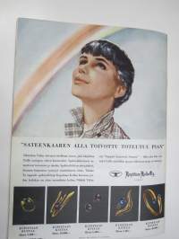 Me Naiset 1956 nr 2, Grace Kelly ja Monacon Ruhtinas, Monsier Gerard Juve Ranskan suurlähettiläs, Naiset avantouimareina, Paavo ja Helena Tynell &amp; USA -artikkeli...