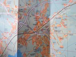 Espoo / Esbo opaskartta - guidekarta 1980