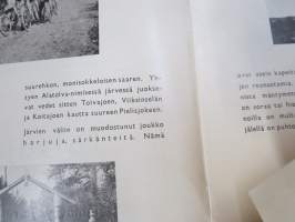 Tolvajärvi - raja-karjalainen matkailunähtävyys ja retkeilyseutu -matkailuesite 1930-luvulta, Suomen Rajaseutuyhdistyksen julkaisu