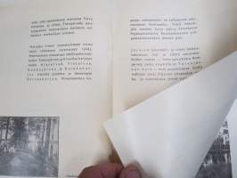 Tolvajärvi - raja-karjalainen matkailunähtävyys ja retkeilyseutu -matkailuesite 1930-luvulta, Suomen Rajaseutuyhdistyksen julkaisu