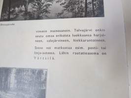 Tolvajärvi - raja-karjalainen matkailunähtävyys ja retkeilyseutu -matkailuesite 1930-luvulta, Suomen Rajaseutuyhdistyksen julkaisu