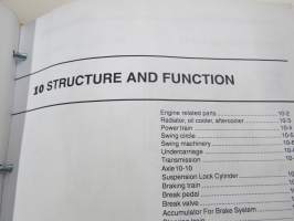 Komatsu PW170ES-6K Excavator Shop Manual serial nr K32001 and up -kaivinkoneen korjaamo-ohjekirja
