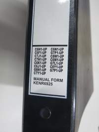 Caterpillar C0.5. C0.7, C1.1, C1.1, C1.6, C2.2 Industrial Engine Service Manual -huolto-ohjekirja