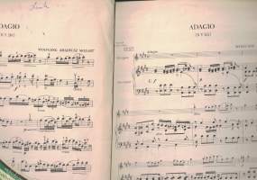Adagio e-dur, viululle ja pianolle
