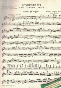 Concerto No. 4 D major, Violino &amp; Piano