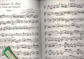 Konzert G-Dur für Violine und Orchester, Ausgabe für Violine und Klavier