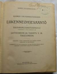Suomen Valtionrautateiden liikenneohjesääntö 1914