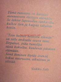 Tein helmet hetkistä elämän - Runokokoelma Kielo Rantanen