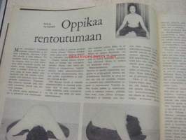 Me Naiset 1962 nr 31, sis. mm. artikkelit; Erich maria Remarque, kauppaneuvos Olga Aikala, Osmo Oksasen artikkeli &quot;väkisin elämisestä&quot; - tuttu aihe jo tuollloin