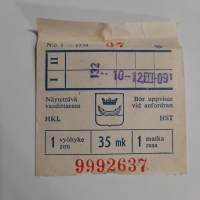 Lippu matka- liniauto- juna- Lippu
