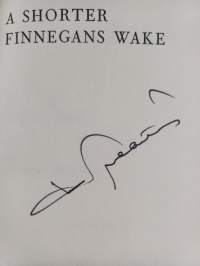 A shorter Finnegans wake (signeerattu)