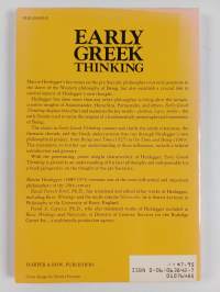 Early Greek thinking