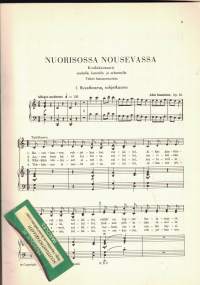 Nuorisossa nousevassa, koulukantaatti - pianopartituuri