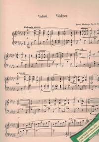 Kuusi pianokappaletta Op. 12 No1 Valssi