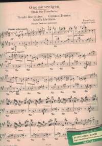 Gnomenreigen,Piano solo