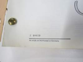 John Deere 950, 960, 970 leikkuupuimuri -varaosaluettelo