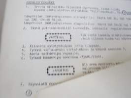 Yard-Man lumilinko 31600 24&quot; 5 hv &amp; 3196033 &quot; 10 hv -käyttöohjekirja ja varaosaluettelo / snöslinga instruktionsbok och reservdelar
