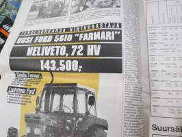 Koneviesti 1988 nr  5 - Kotieläinrakennusten tekniset kehitystarpeet, Same Explorer 80, Kolmen keskusliikkeen kevätkonepäivät, Valmet kannattavuuden puristuksessa,ym