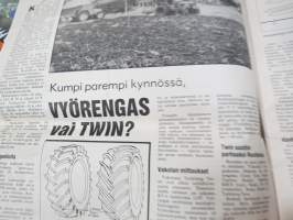 Koneviesti 1988 nr  5 - Kotieläinrakennusten tekniset kehitystarpeet, Same Explorer 80, Kolmen keskusliikkeen kevätkonepäivät, Valmet kannattavuuden puristuksessa,ym