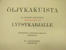 Öljykakuista ja niiden käyttämisestä lypsykarjalle