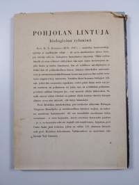Pohjolan lintuja biologisina ryhminä