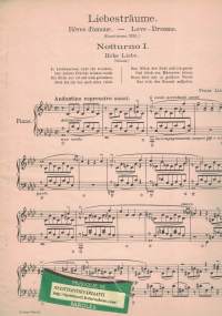 Liebesträume: Notturno I, II, III. Pianolle