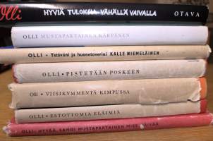 Olli, alias Väinö Nuortevan (1889-1967) valikoituja pakinoita, sis. 7 kirjaa.