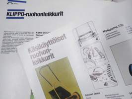 Kesko puutarhakoneet 1982 -myyntiesite
