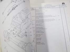 International Harvester IH 523, 624 + 724 Diesel Tractors Parts Catalog / Ersatzteilkatalog / Catalogue pices -traktori, varaosaluettelo