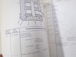 International Harvester IH 523, 624 + 724 Diesel Tractors Parts Catalog / Ersatzteilkatalog / Catalogue pices -traktori, varaosaluettelo