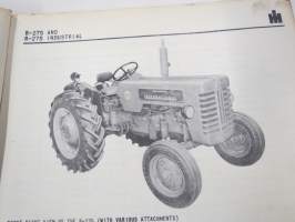 McCormick International B-275 Diesel Tractor - Regular and Industrial models - Parts Catalogue