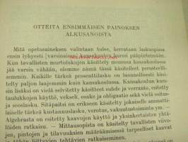 Ammattilaskennon oppikirja poikain ammattioppilaitoksia varten