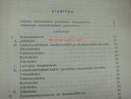 Ammattilaskennon oppikirja poikain ammattioppilaitoksia varten