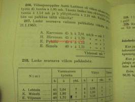 Ammattilaskennon oppikirja poikain ammattioppilaitoksia varten