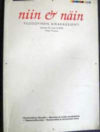 niin et näin. Filosofinen aikakauslehti numero 39/talvi 4/2003