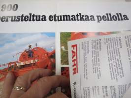 Fahr M 900 Tehopuimuri leikkuupuimuri -myyntiesite / sales brochure