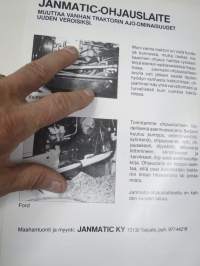 Janmatic ohjauslaite vanhoihin traktoreihin Valmet - Volvo - Ford - David Brown, Massey-Ferguson, Fordson Major, Nuffield -myyntiesite