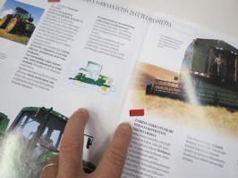 John Deere uutuuksia traktori, leikkuupuimuri -myyntiesite