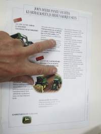 John Deere uutuuksia traktori, leikkuupuimuri -myyntiesite