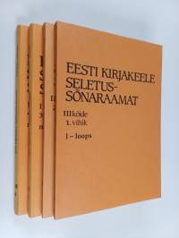 Eesti kirjakeele seletussõnaraamat, 3. köide, 1-4