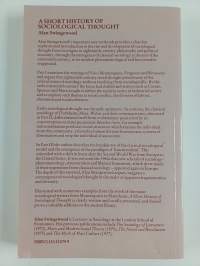 A short history of sociological thought
