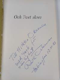 Och livet skrev (signeerattu)