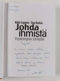 Johda ihmistä : psykologiaa johtajille (signeerattu, tekijän omiste)
