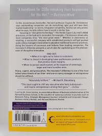 The innovator&#039;s dilemma : the revolutionary national bestseller that changed the way you do business