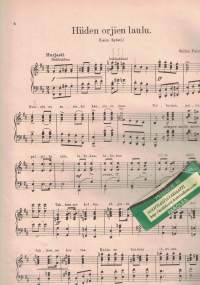 Pianosovituksia, Selim Palmgren