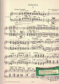 Sonata Op. 11 D moll, pianolle