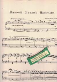 Uusia Klaveeriskitsejä - Nya Klaverskizzer - New Piano-sketches Op. 87 No 1-6
