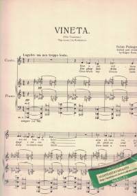 Vineta, yksinlaulu