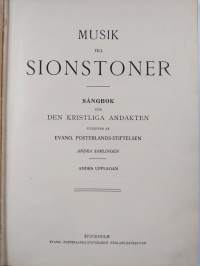 Musik till Sionstoner : sångbok för den kristliga andakten ; andra samlingen