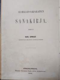 Suomalais-saksalainen sanakirja = Finnisch-Deutsches Wörterbuch